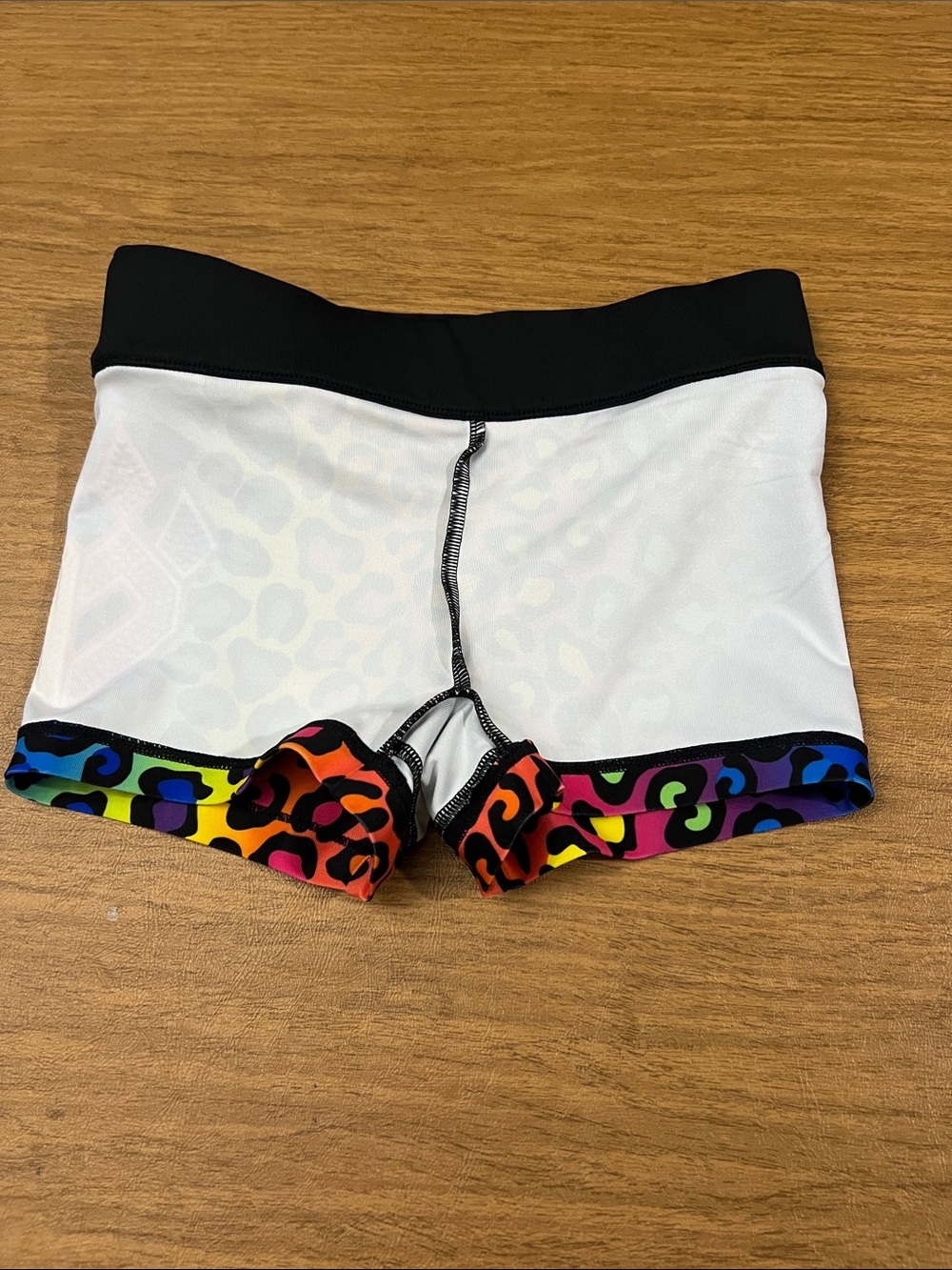 Rebel Athletic Cheer Athletics cheetah print shorts size YL - Picture 6 of 10